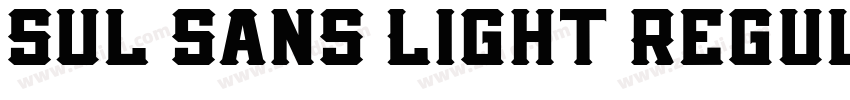 Sul Sans Light Regul字体转换